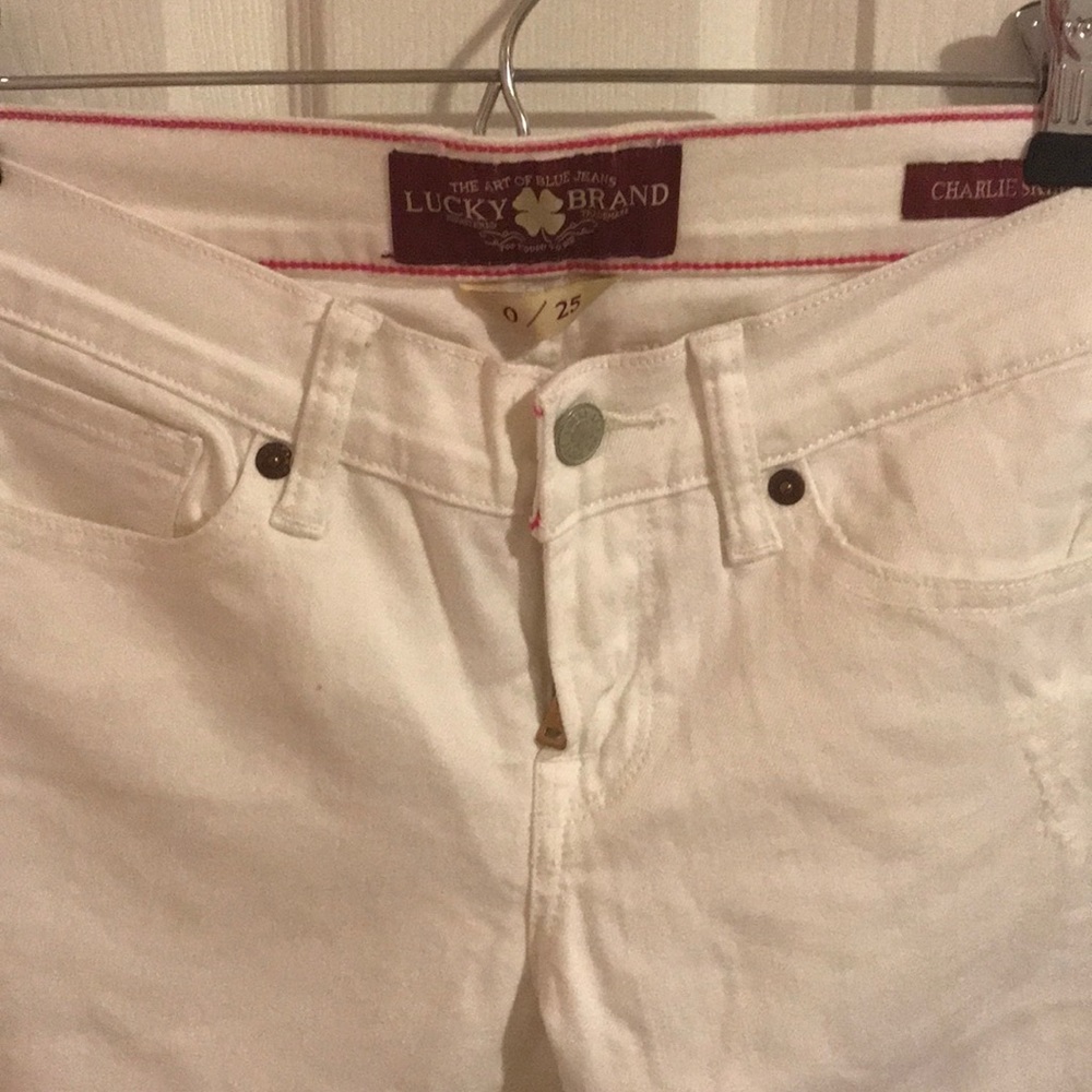 Lucky brand white jeans - Picture 2 of 4